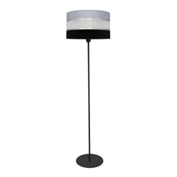 Stojacia lampa HELEN 1xE27/60W/230V čierna/šedá/strieborná