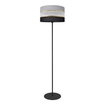 Stojacia lampa HELEN 1xE27/60W/230V čierna/šedá/zlatá