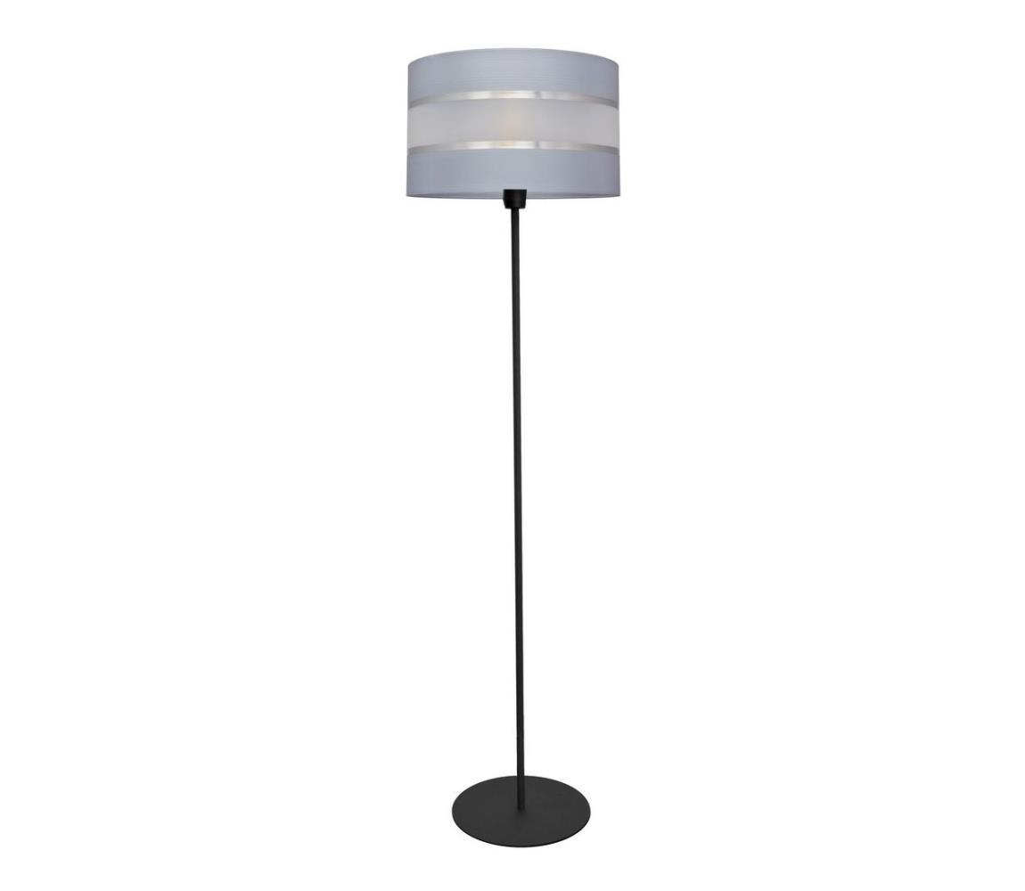  Stojacia lampa HELEN 1xE27/60W/230V šedá/čierna 