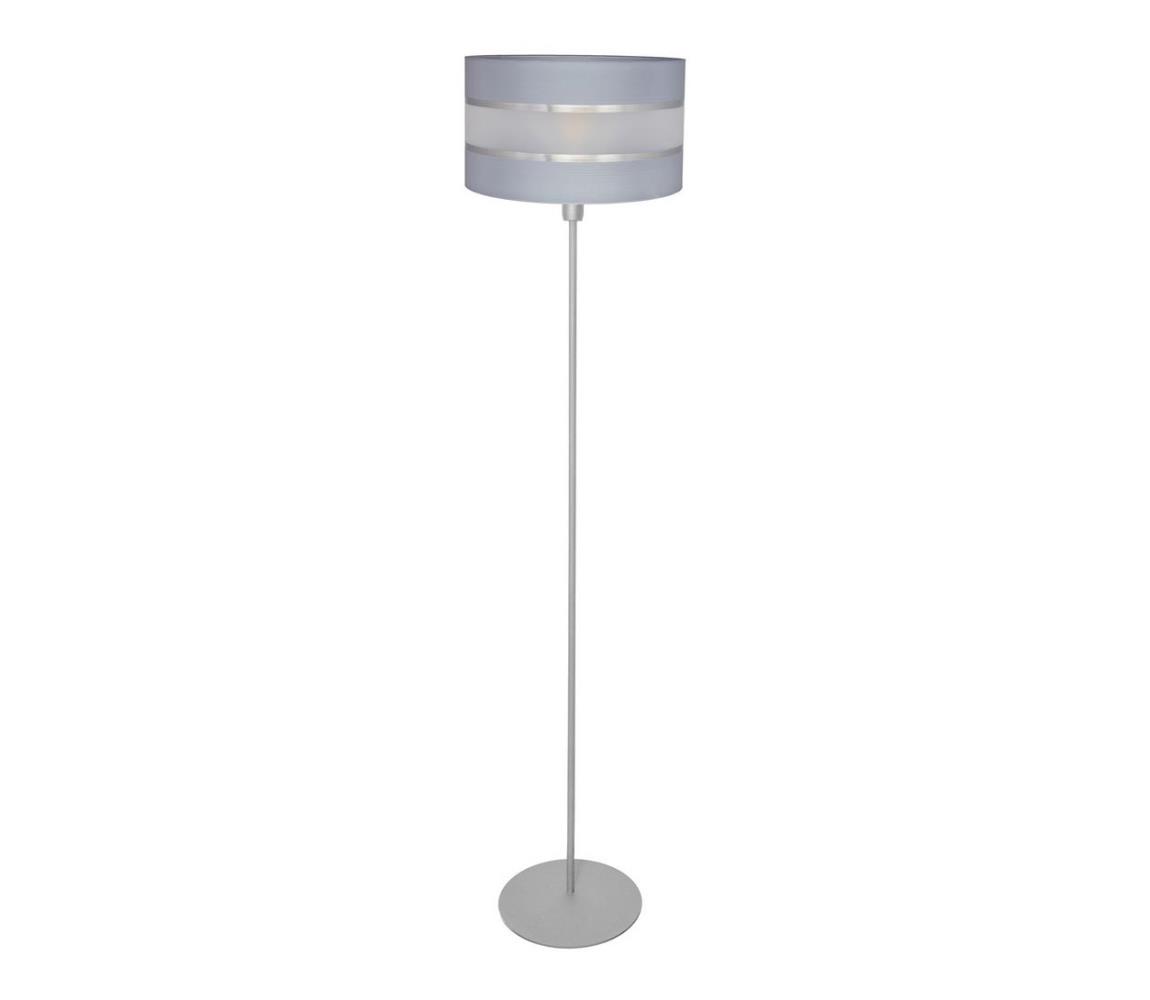  Stojacia lampa HELEN 1xE27/60W/230V šedá/strieborná 