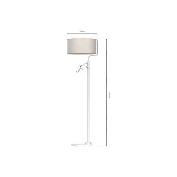 Stojacia lampa LINO 1xE27/40W/230V + 1xGU10-MR11/7W