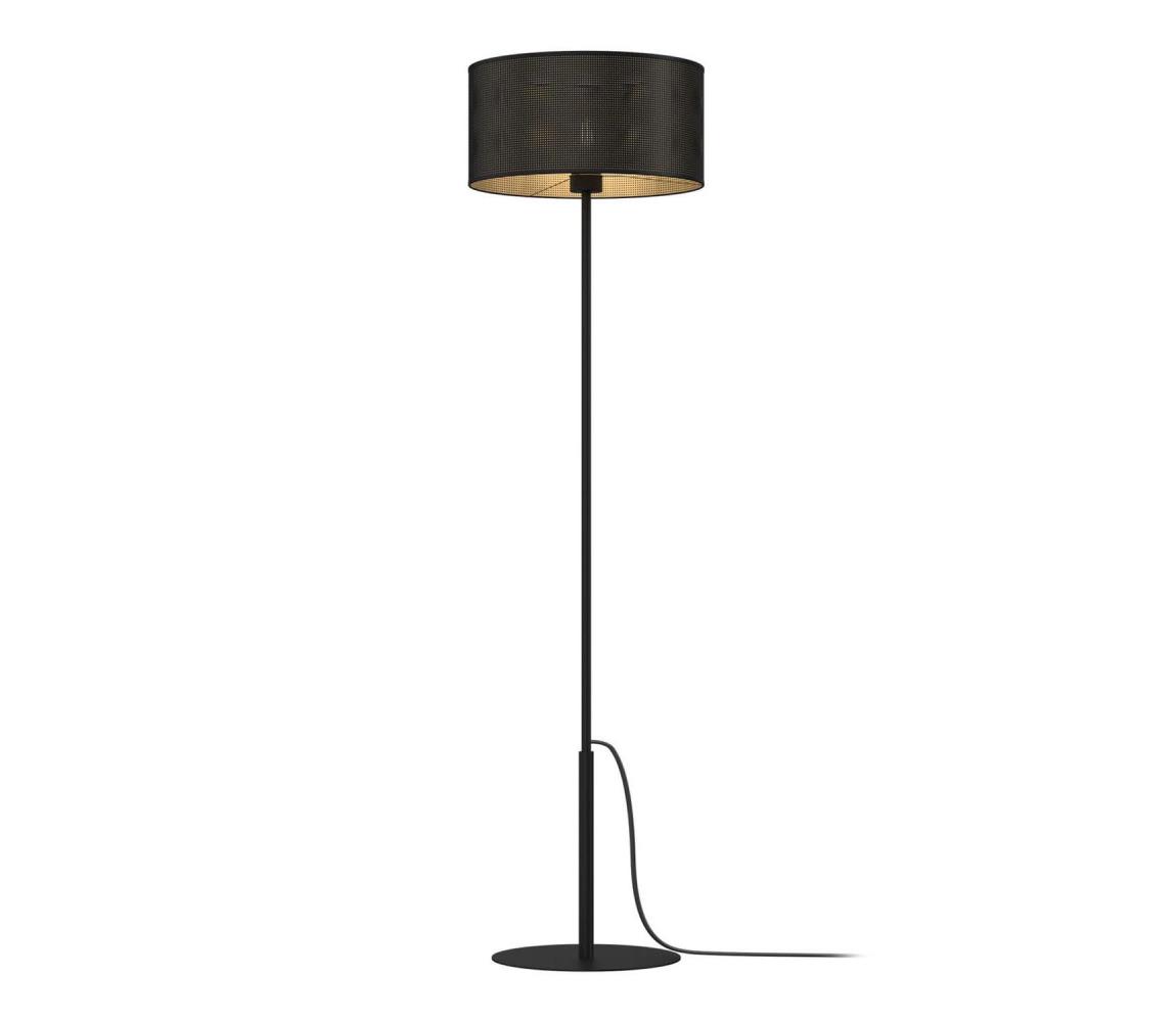  Stojacia lampa LOFT SHADE 1xE27/60W/230V čierna/zlatá 