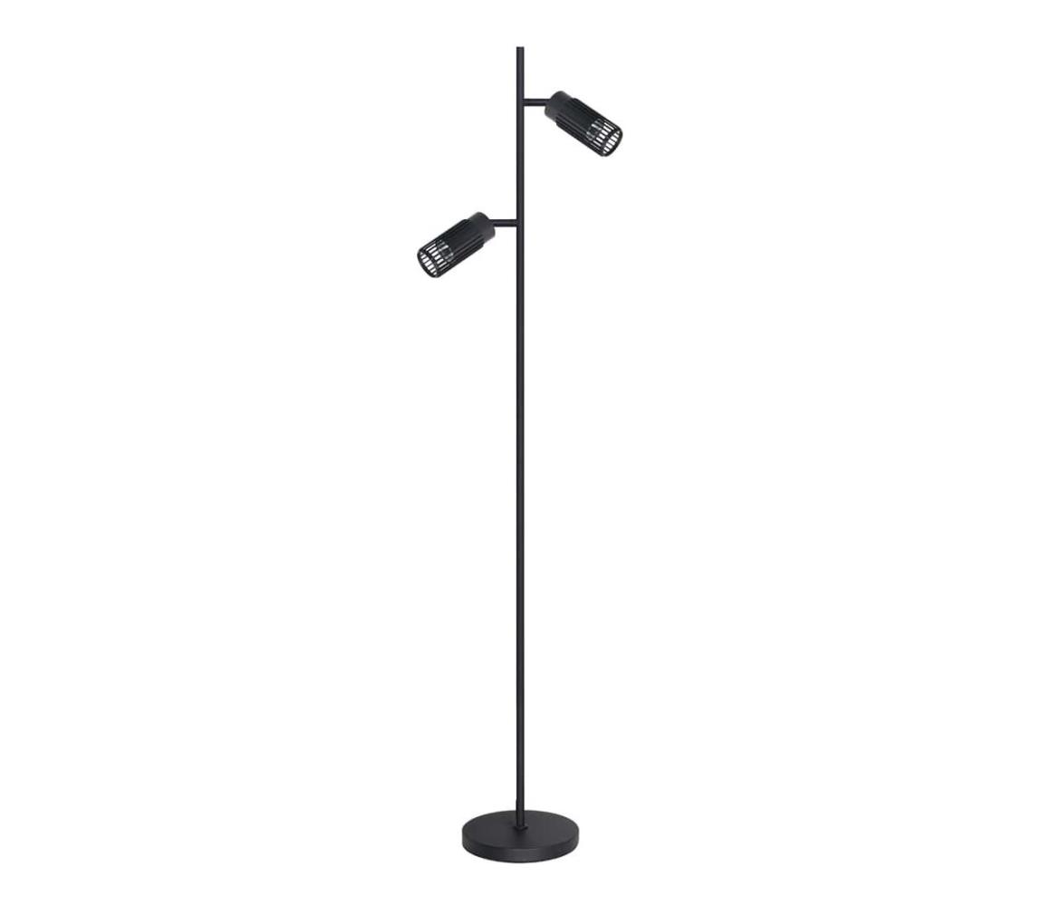  Stojacia lampa VERTICAL 2xGU10/8W/230V čierna 