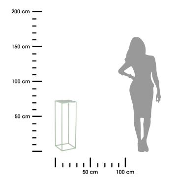 Stojan na kvety 70x24 cm svetlozelená