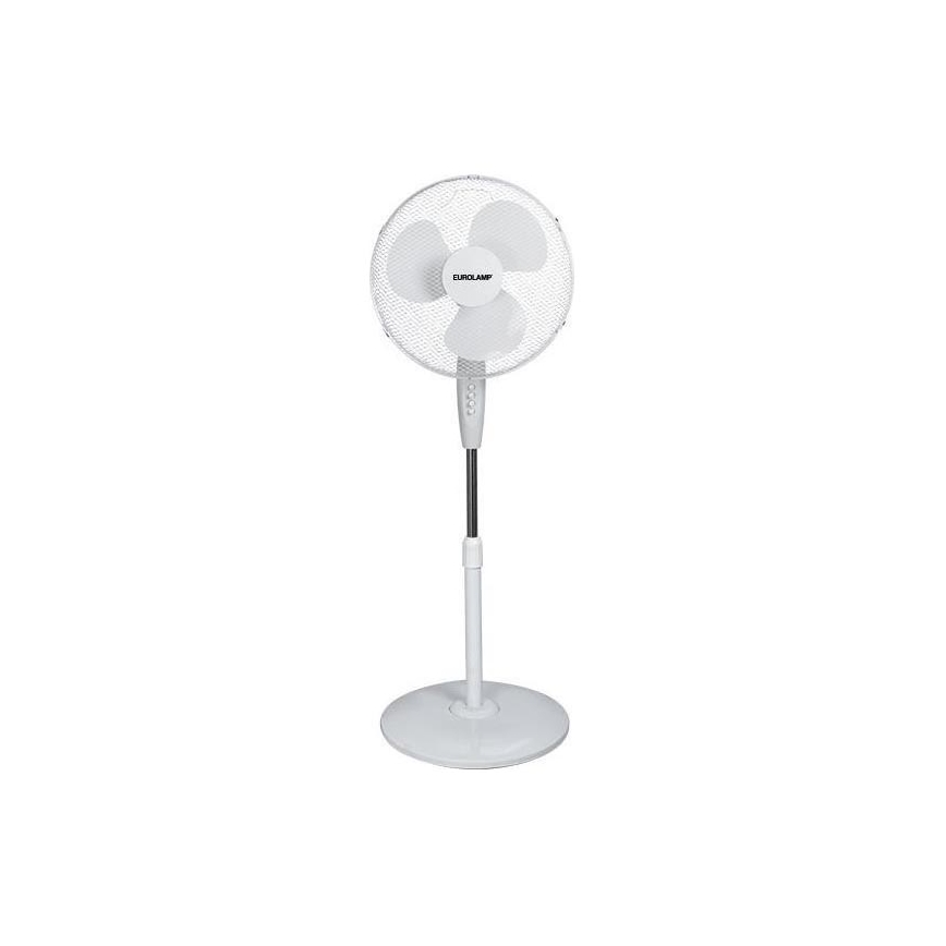 Stojanový ventilátor 60W/230V pr. 40 cm biela