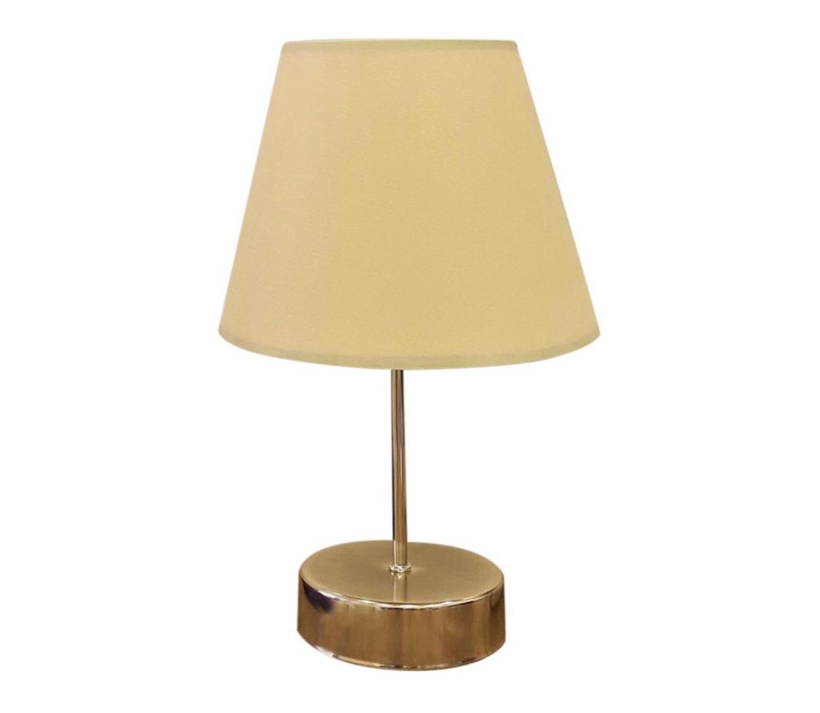  Stolná lampa 1xE27/60W/230V béžová/zlatá 