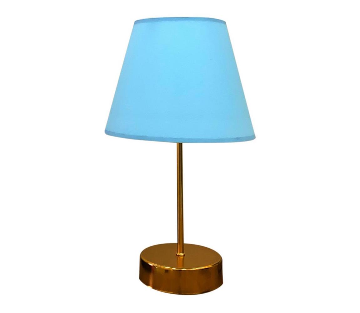  Stolná lampa 1xE27/60W/230V modrá/medená 