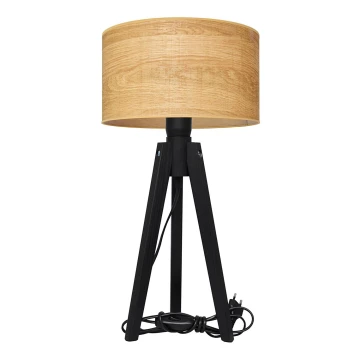 Stolná lampa ALBA 1xE27/60W/230V hnedá/borovice