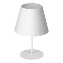 Stolná lampa ARDEN 1xE27/60W/230V pr. 20 cm biela