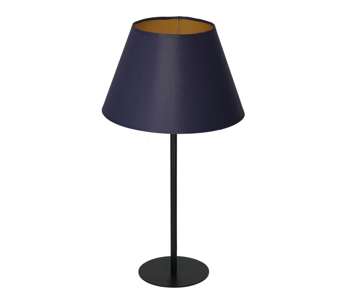  Stolná lampa ARDEN 1xE27/60W/230V pr. 30 cm fialová/zlatá 