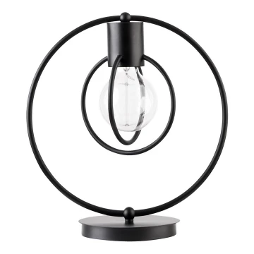 Stolná lampa AURA 1xE27/60W/230V čierna