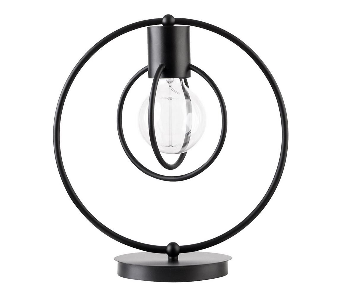  Stolná lampa AURA 1xE27/60W/230V čierna 