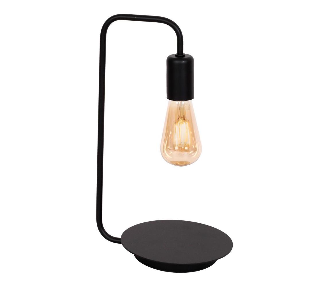  Stolná lampa BRENDA 1xE27/60W/230V čierna 