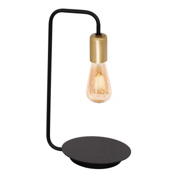 Stolná lampa BRENDA 1xE27/60W/230V čierna/zlatá