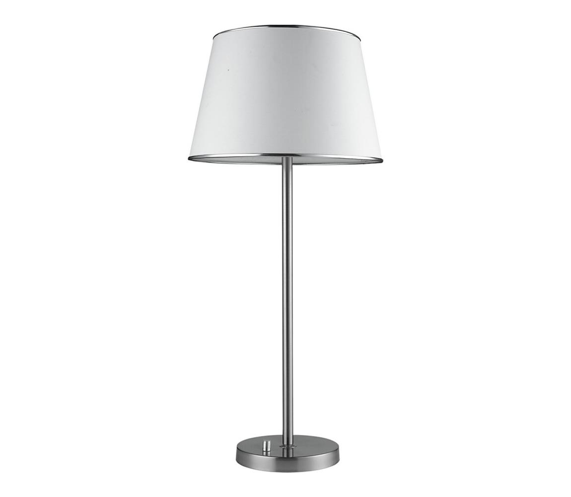  Stolná lampa IBIS 1xE14/40W/230V biela/matný chróm 