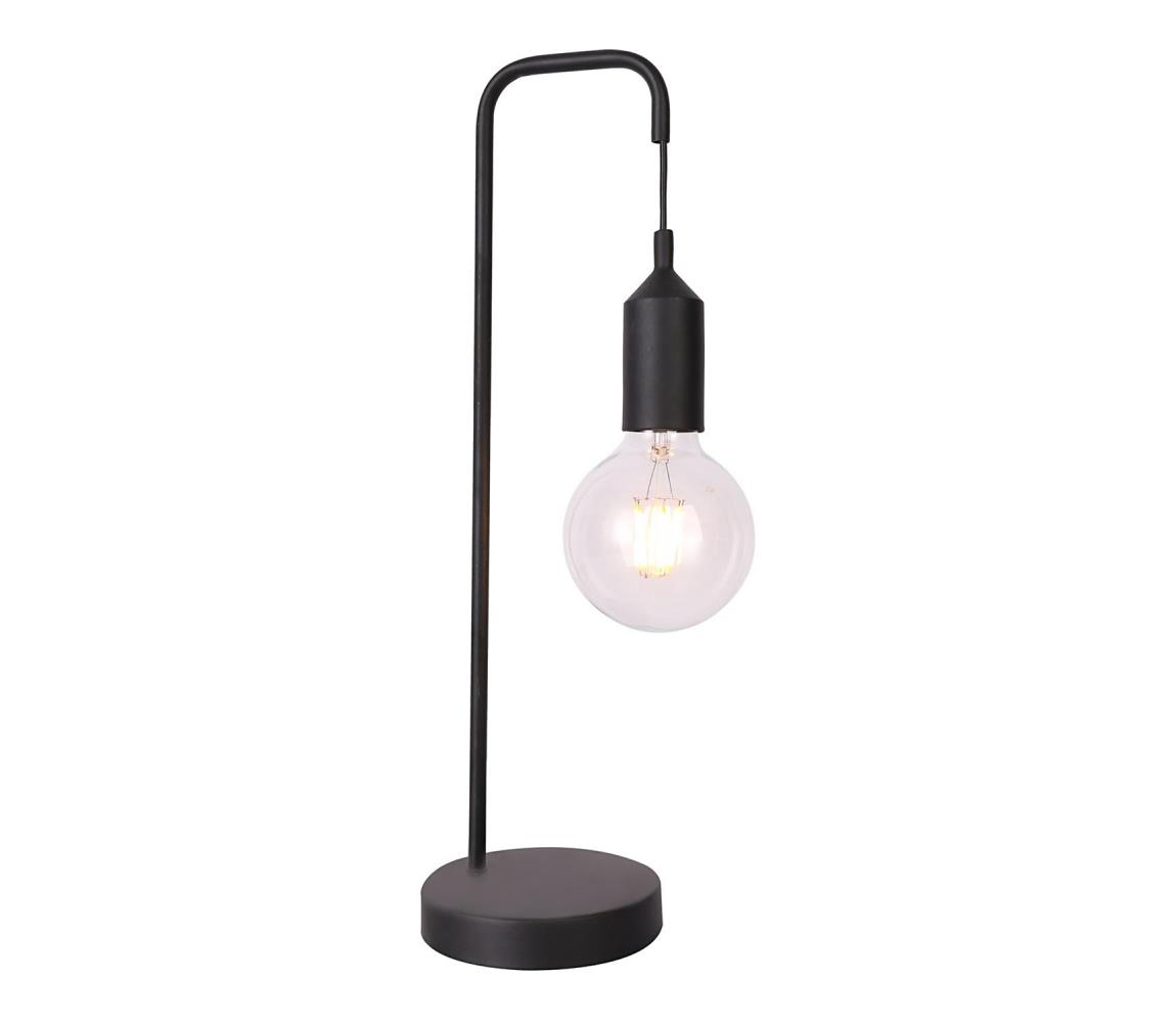  Stolná lampa LAREN 1xE27/40W/230V čierna 