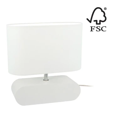 Stolná lampa MARINNA 1xE27/25W/230V buk – FSC certifikované