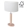Stolná lampa MERCEDES 1xE27/40W/230V 60 cm biela/dub – FSC certifikované