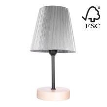 Stolná lampa MILA 1xE14/25W/230V breza – FSC certifikované