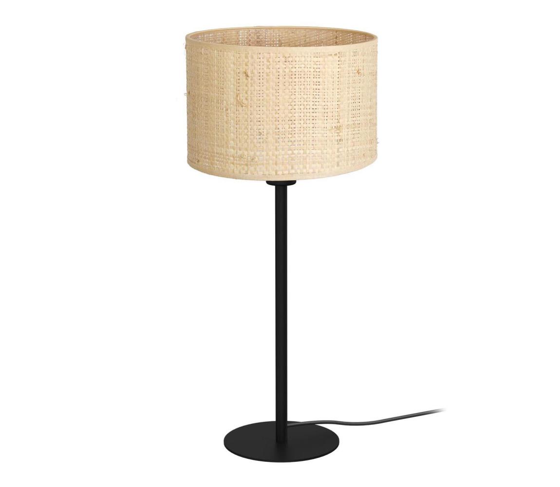  Stolná lampa RATTAN 1xE27/60W/230V pr. 25 cm ratan 