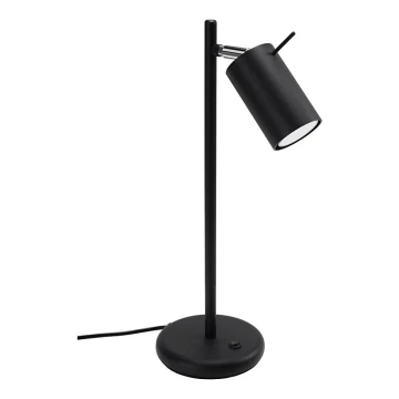 Stolná lampa RING 1xGU10/40W/230V čierna