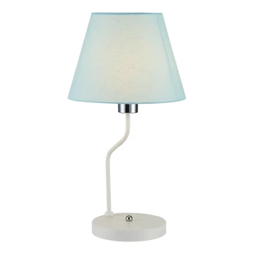 Stolná lampa YORK 1xE14/60W/230V biela/modrá