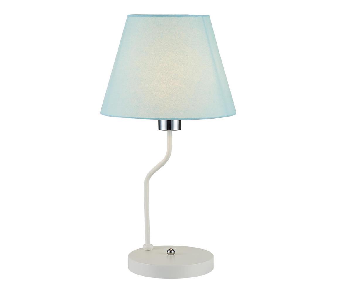 Obrázok Candellux Stolná lampa YORK 1xE14/60W/230V biela/modrá CA0714