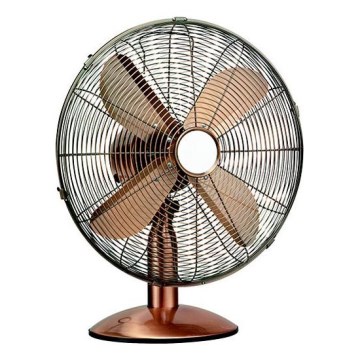 Stolný ventilátor 50W/230V pr. 30 cm medená