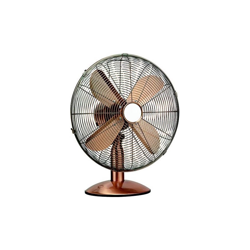 Stolný ventilátor 50W/230V pr. 30 cm medená