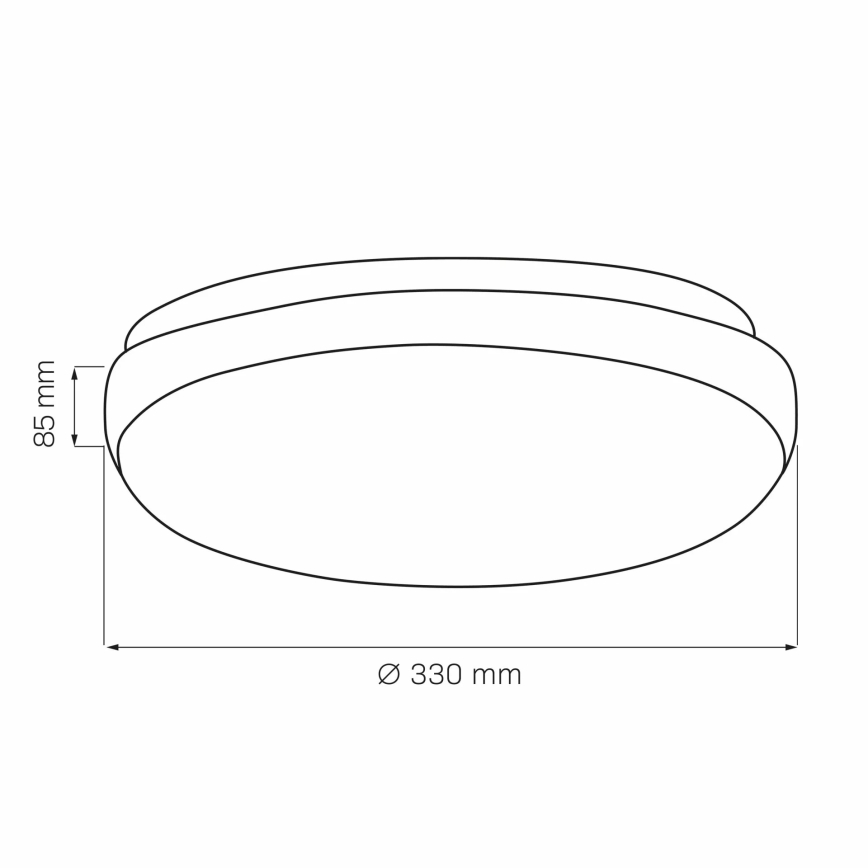 Stropné svietidlo BENEDYKT 2xE27/20W/230V pr. 33 cm čierna