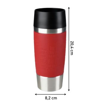 Tefal - Cestovný hrnček 360 ml TRAVEL MUG nerez/svetlomodrá