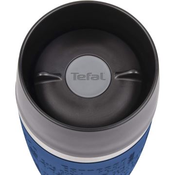 Tefal - Cestovný hrnček 360 ml TRAVEL MUG nerez/tmavomodrá