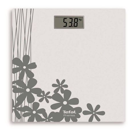 Tefal - Digitálna osobná váha PREMISS 1xCR2032 šedá