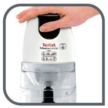 Tefal - Elektrický sekáčik 500 ml MASTERCHOP XL 500W/230V biela