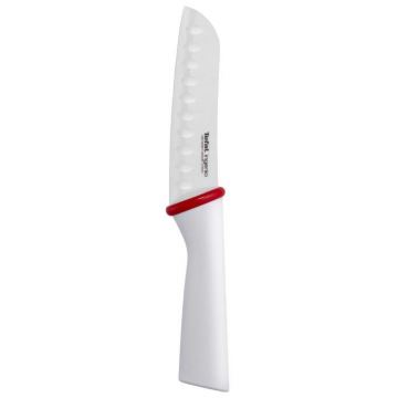 Tefal - Keramický nôž santoku INGENIO 13 cm biela/červená