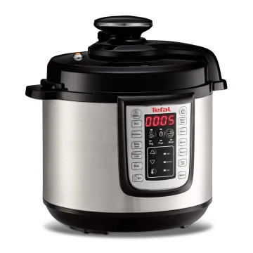 Tefal - Multifunkčný elektrický tlakový hrniec ALL IN ONE POT 1100W/230V chróm/čierna