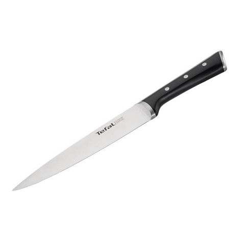 Tefal - Nerezový nôž porcovací ICE FORCE 20 cm chróm/čierna