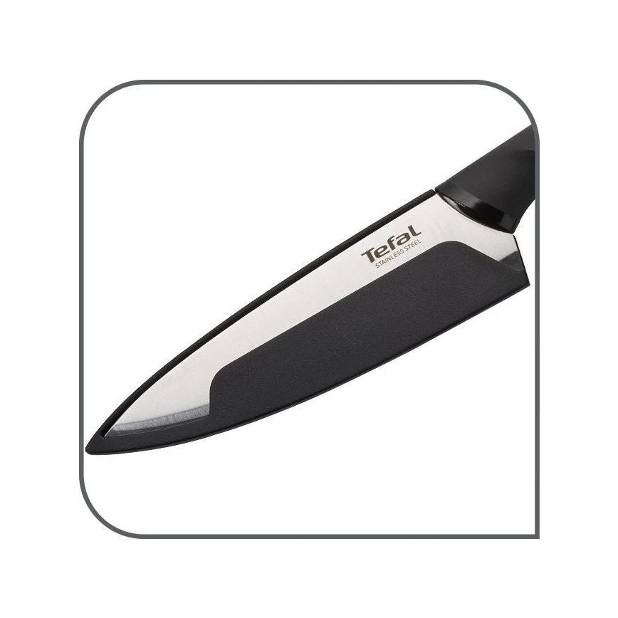 Tefal - Nerezový nôž univerzálny COMFORT 12 cm chróm/čierna