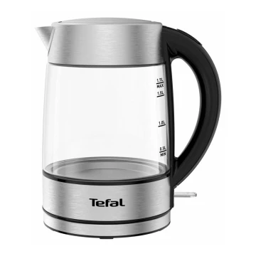 Tefal - Rýchlovarná kanvica GLASS 1,7 l  2200W/230V chróm