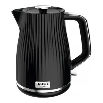 Tefal - Rýchlovarná kanvica LOFT 1,7 l 2400W/230V čierna