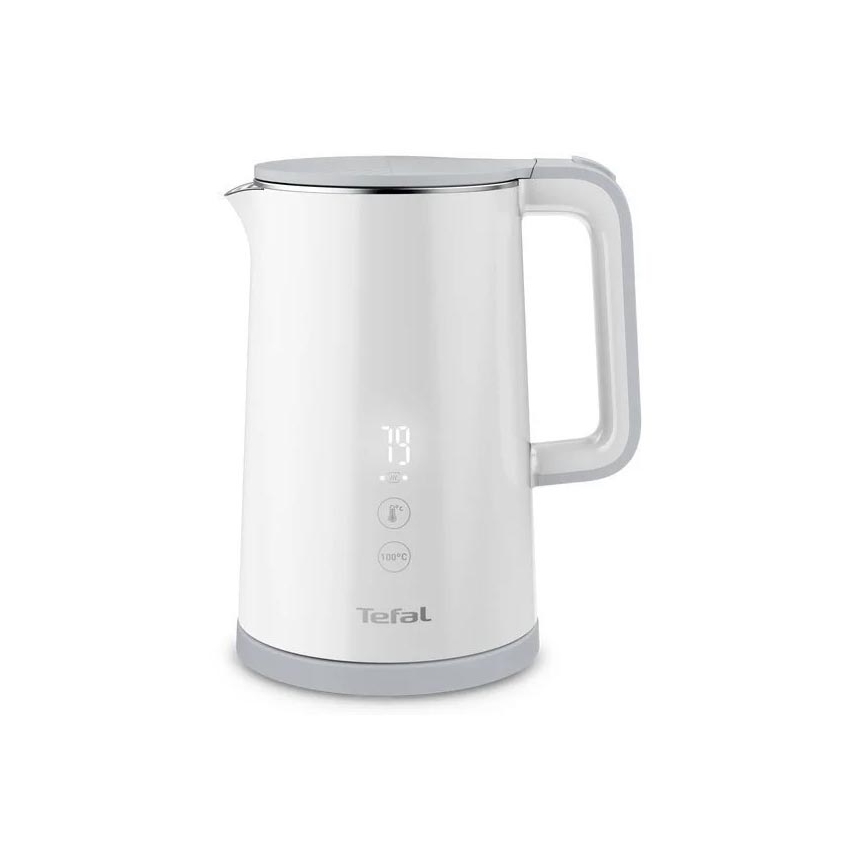 Tefal - Rýchlovarná kanvica SENSE 1,5 l 1800W/230V biela