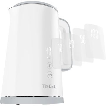 Tefal - Rýchlovarná kanvica SENSE 1,5 l 1800W/230V biela