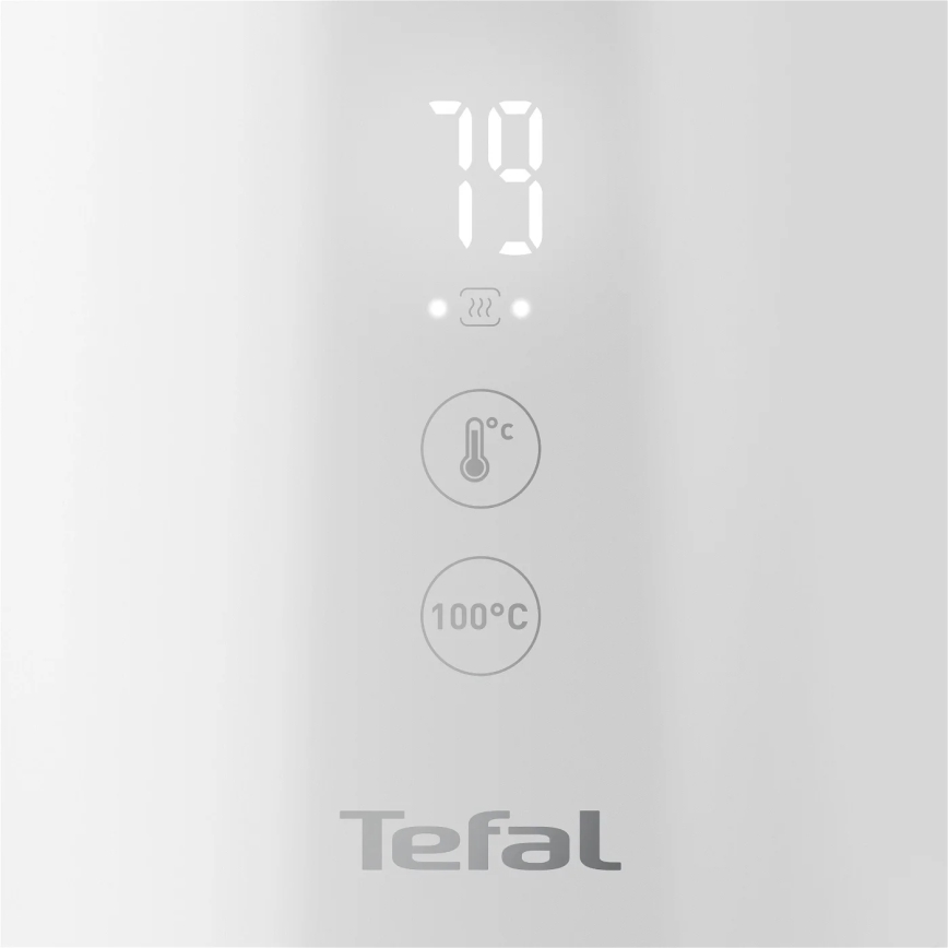 Tefal - Rýchlovarná kanvica SENSE 1,5 l 1800W/230V biela