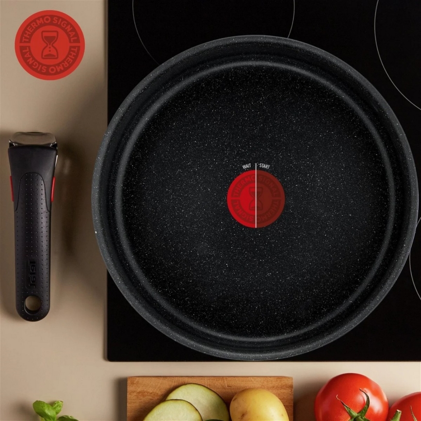 Tefal - Sada riadu 4 ks INGENIO BLACK STONE