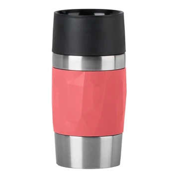 Tefal - Termohrnček 300 ml COMPACT MUG nerez/červená