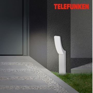 Telefunken 311804TF - LED Vonkajšia lampa LED/15W/230V 57 cm IP44 strieborná