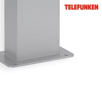 Telefunken 311804TF - LED Vonkajšia lampa LED/15W/230V 57 cm IP44 strieborná