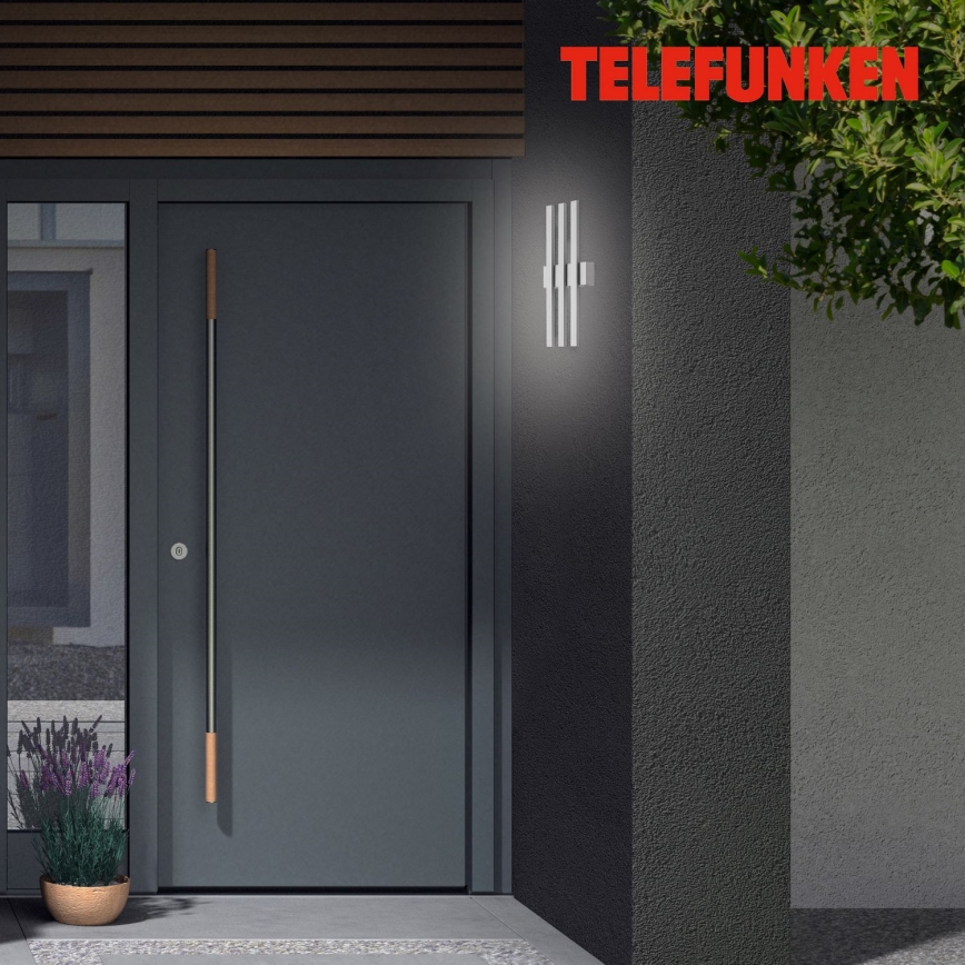 Telefunken 313304TF - LED Vonkajšie nástenné svietidlo 3xLED/4W/230V IP44