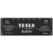 Tesla Batteries - 10 ks Alkalická batéria AA BLACK+ 1,5V 2800 mAh