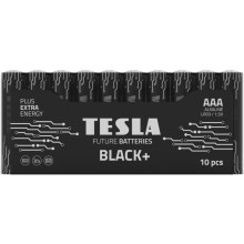 Tesla Batteries - 10 ks Alkalická batéria AAA BLACK+ 1,5V 1200 mAh